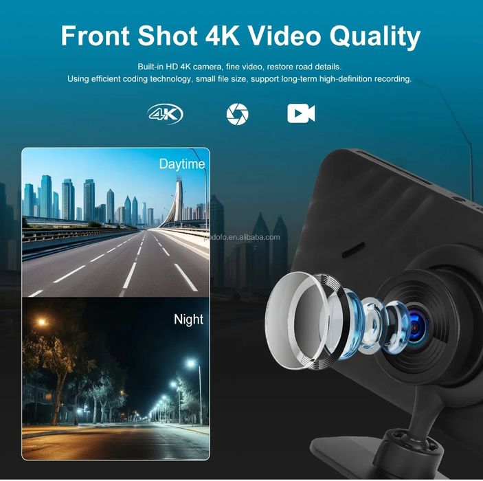 Rádio Portátil 6,25 polegadas Câmara frontal 4K Carplay Android Auto