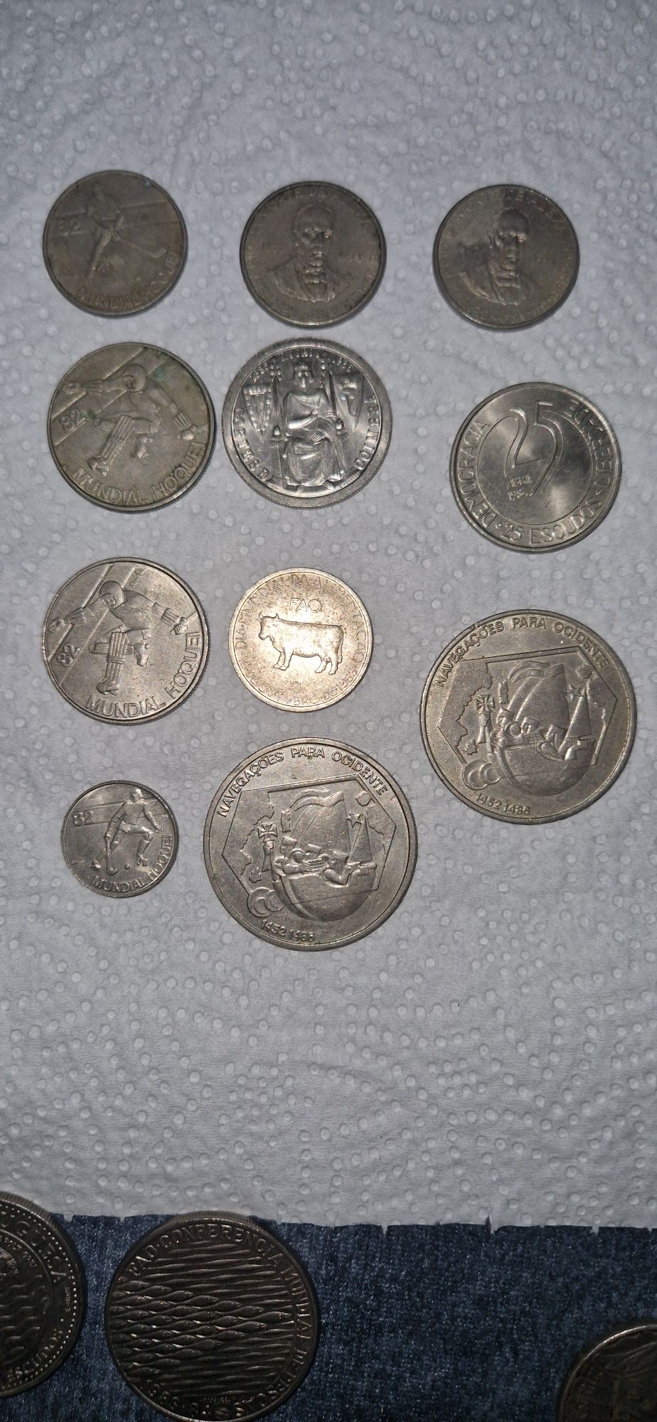 Lote de moedas coleção