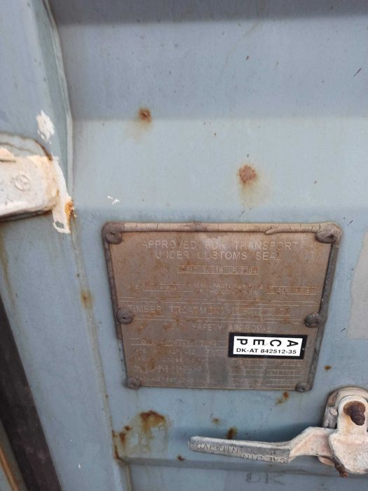 Kontener morski magazynowy używany w dobrym stanie 20'DC lok. Wrocław