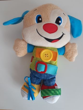 Fisher Price zabawka edukacyjna Szczeniaczek przytulaczek - ubieraczek