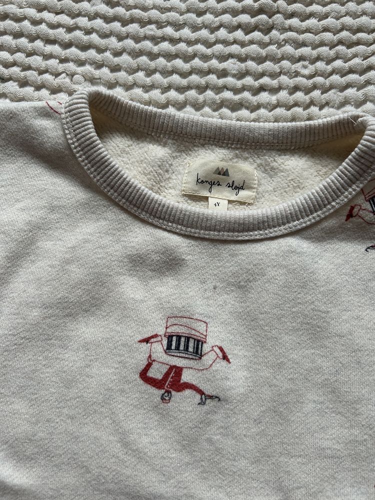 Bluza Lou Konges Slojd 4 lata 104 świateczna bawełna organiczna