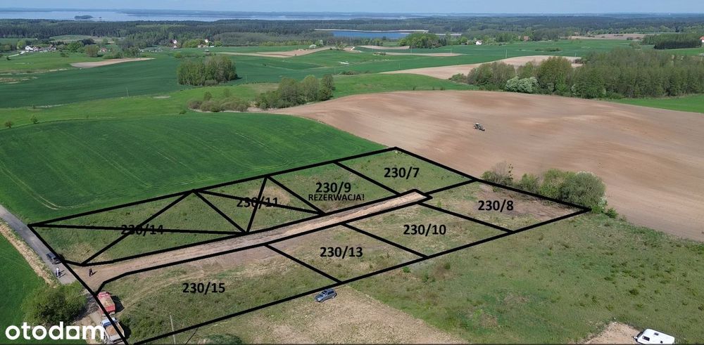 Działka na Mazurach niedaleko jeziora - Pieczarki