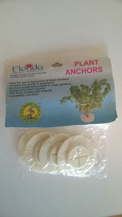 Mocowanie roślin w akwarium – 5 pierścieni/krążków silikonowych