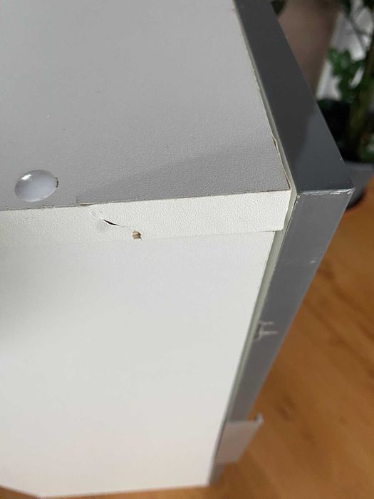 szafka wisząca szara