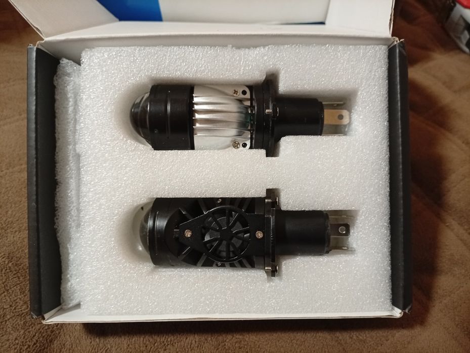 Led-лампи головного світла, лінзовані, H4