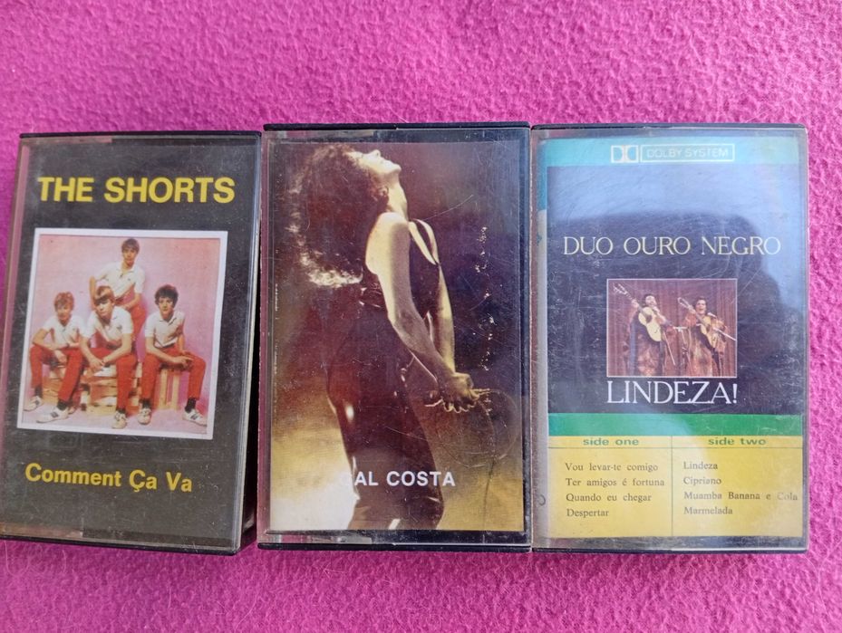 Cassetes músicas anos 80