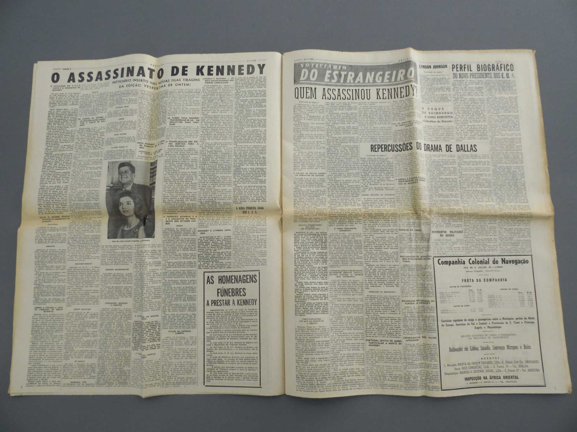 Notícias - Assassinato de JFK