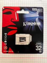 Карта памʼяті microSD Kingston Canvas Select Plus на 32gb