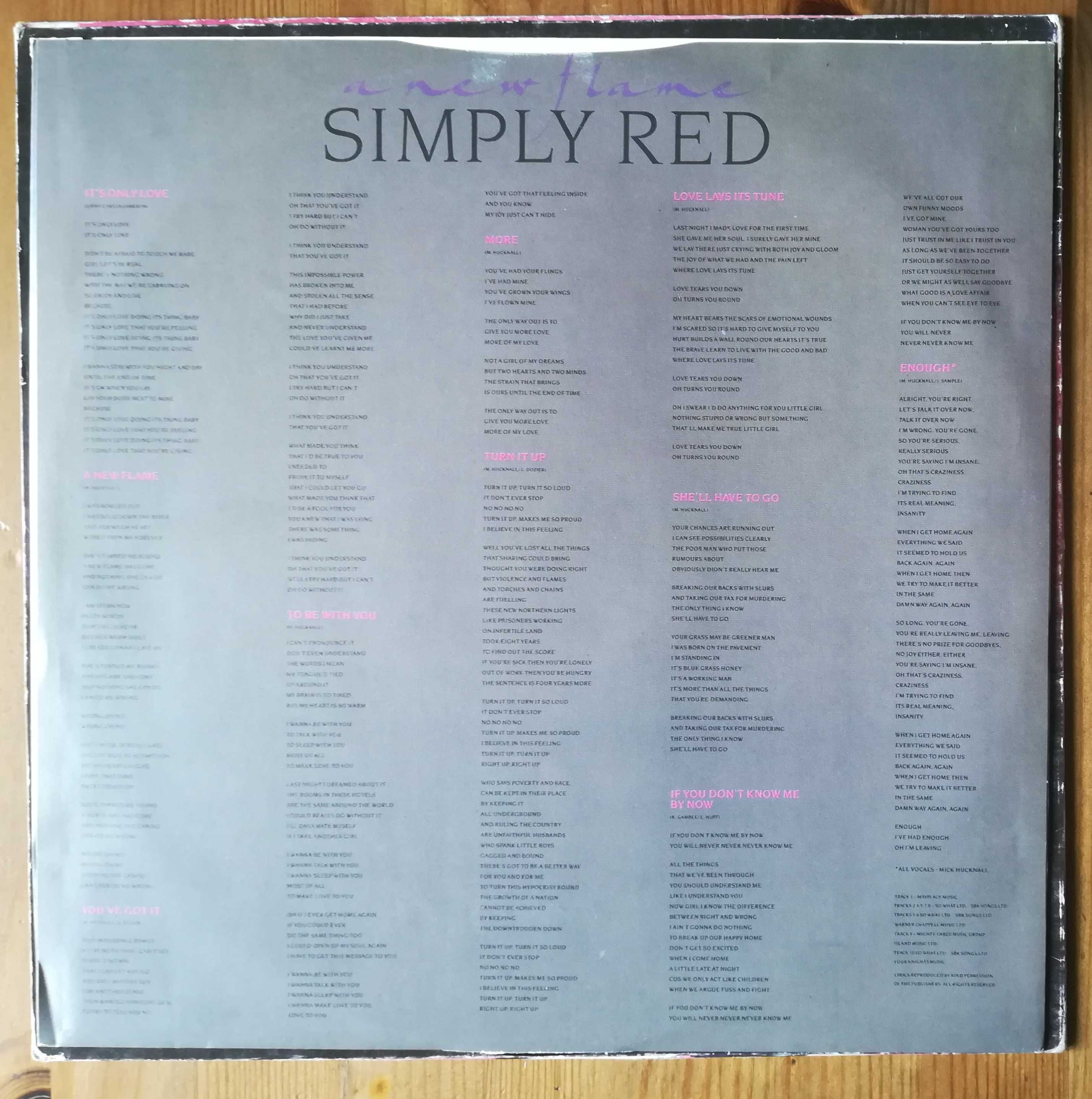 Simply Red - A new Flame