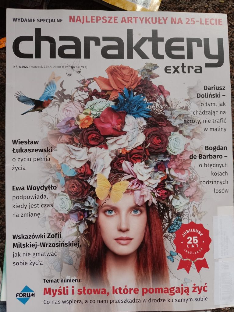 Gazety psychologiczna Charaktery psychologia numery archiwalne 15 szt