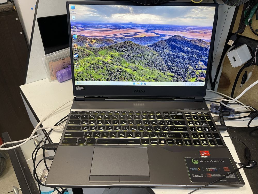 Ігровий ноутбук MSI Alpha 15 a3ddk