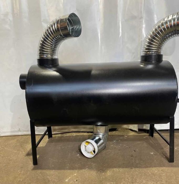 • ОБДУВ! 5мм! 295м3! • ККД 90%! Буржуйка Булерьян Булер'ян Печь Піч