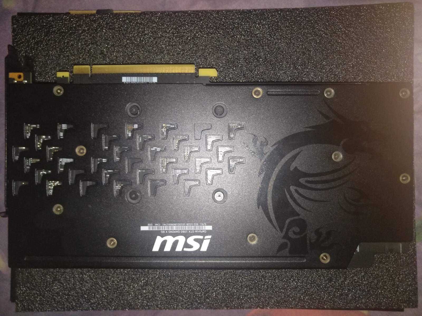 Відеокарта MSI GTX 1060 6GB GAMING X