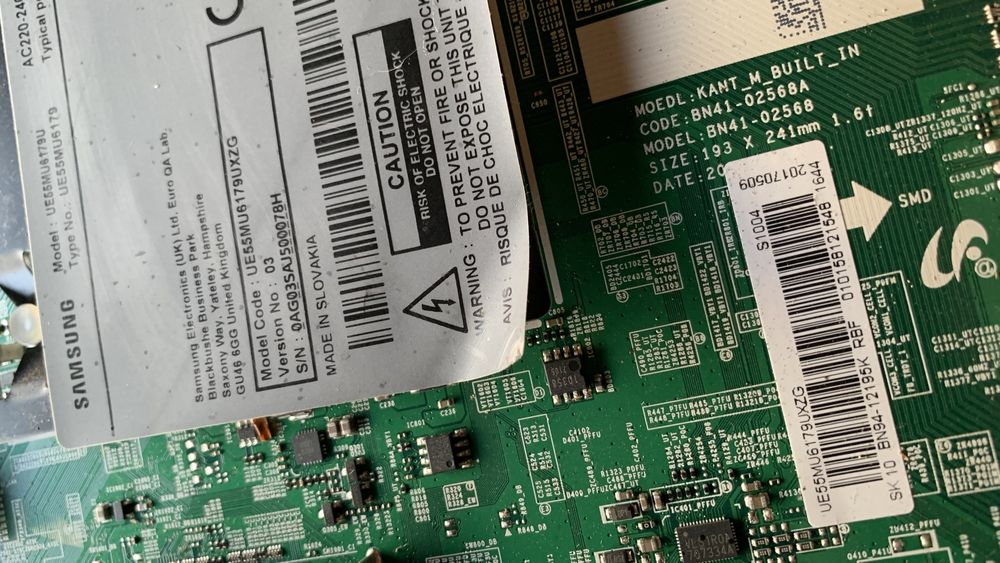 Samsung GU55TU8079U, GU55TU7199U, GU55TU7199U, UES5MU61790