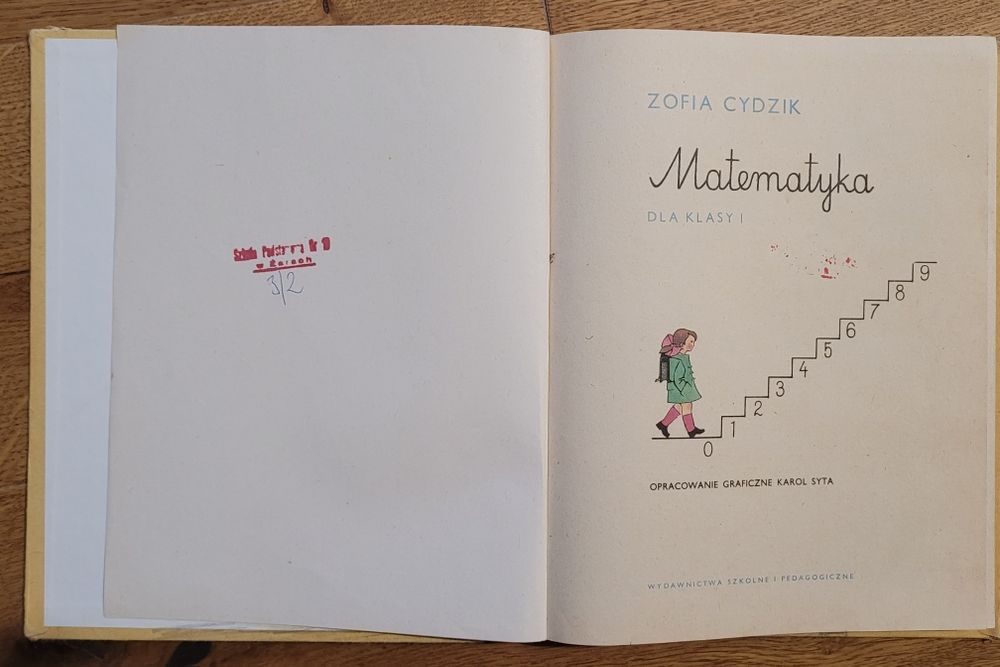 Podręcznik Matematyka kl.1 Zofia Cydzik