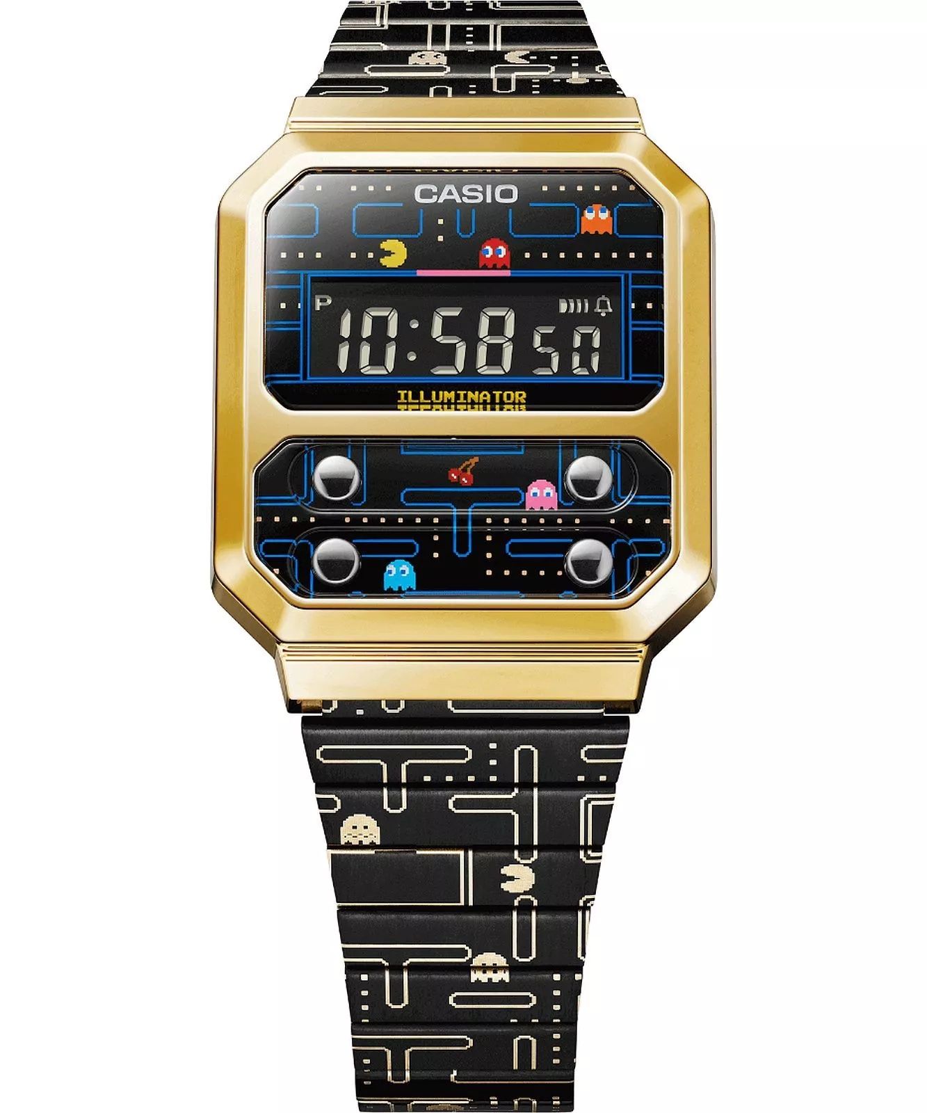 Zegarek Casio Vintage x PAC-MAN A100WEPC-1B Limitowany