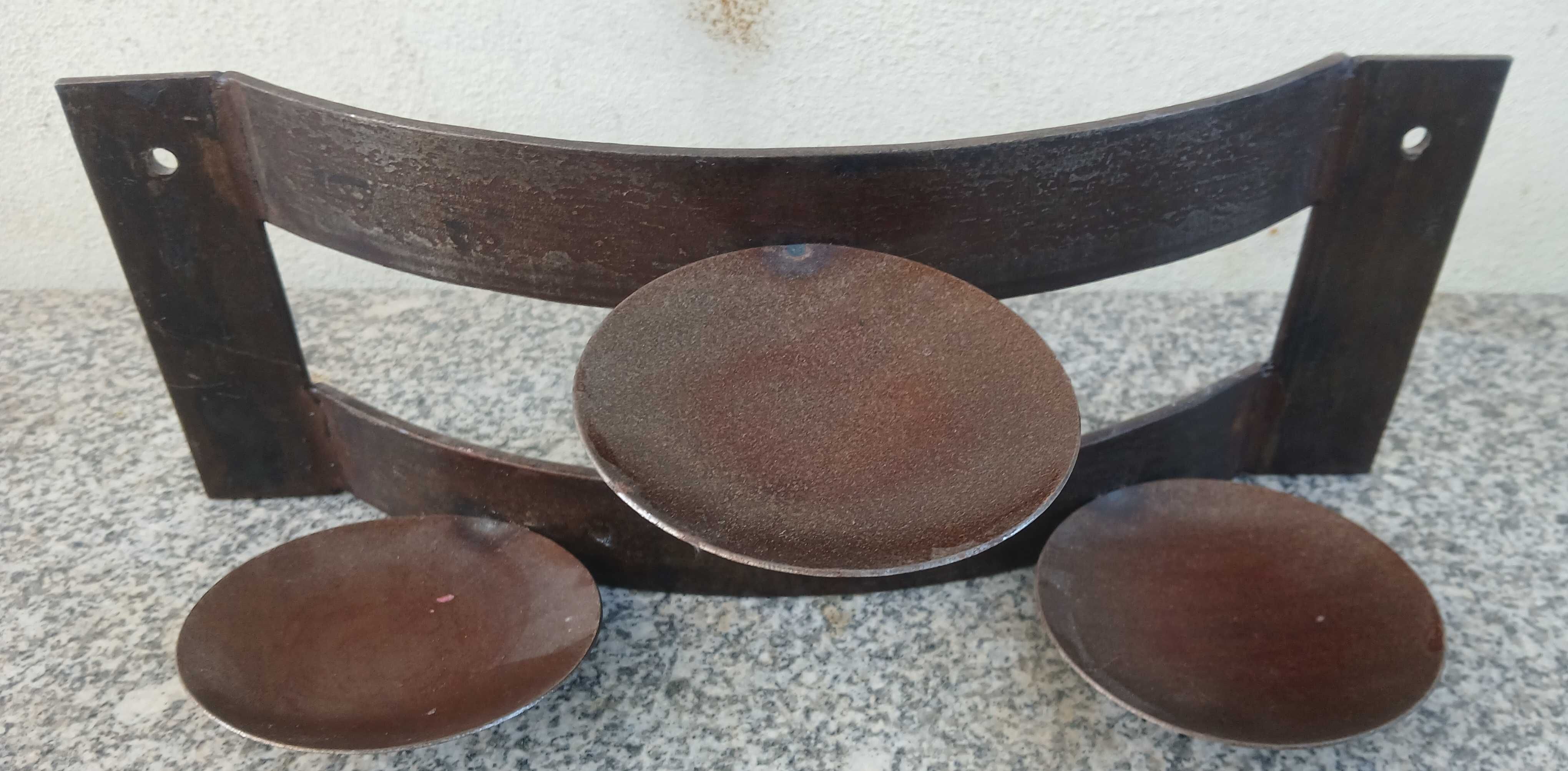 Suporte de velas parede