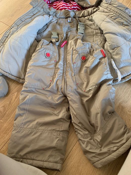 Zestaw zimowy dla chłopca kombinezon rozmiar 80