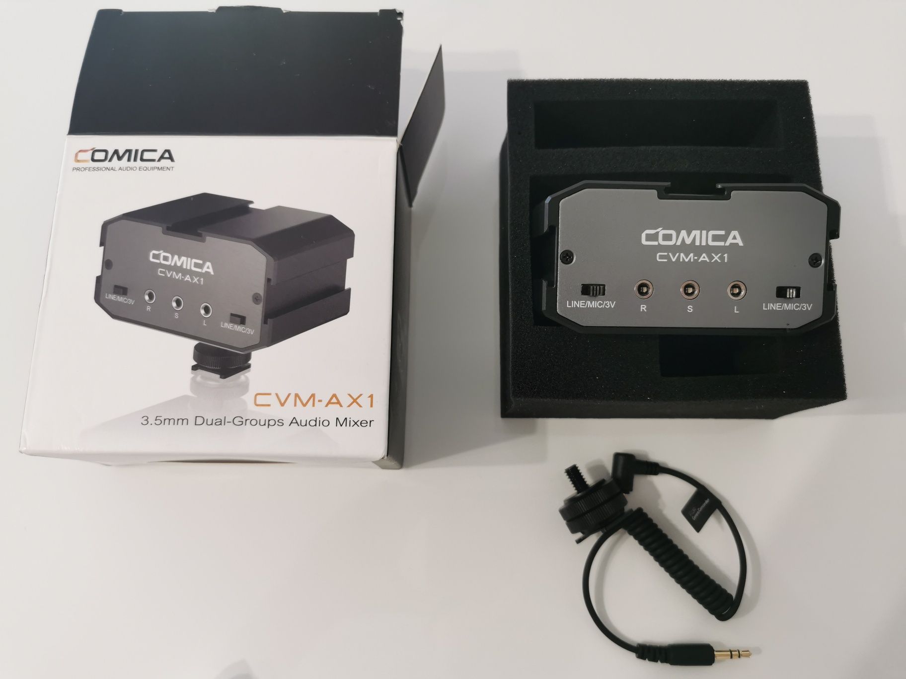 Mikser audio Comica CVM-AX1 IDEALNY STAN.