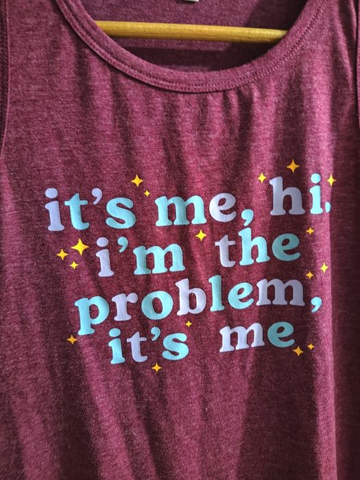 Koszulka bez rękawów top tank Taylor Swift antihero midnights rayon