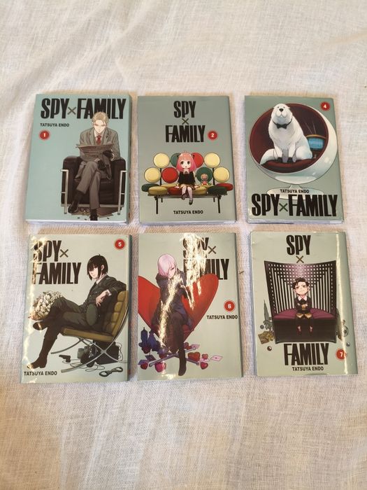 Spy x family tomy 1-2 i 4-7