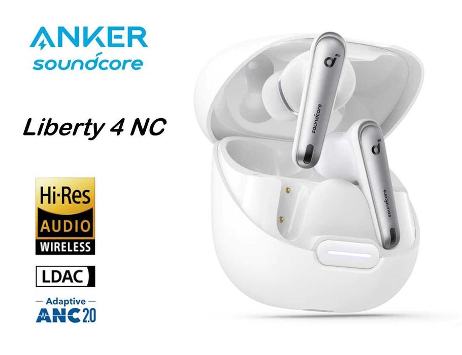 Навушники Anker SoundCore Liberty 4 NC Hi-Res Audio ANC 2.0 LDAC 50г