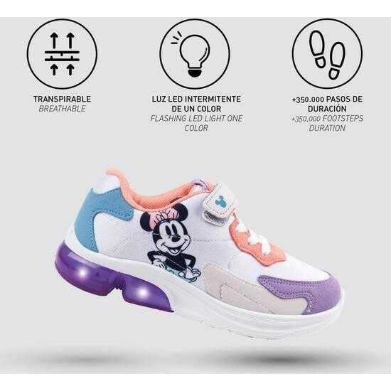 Tenis Minnie com Luzes - NOVOS