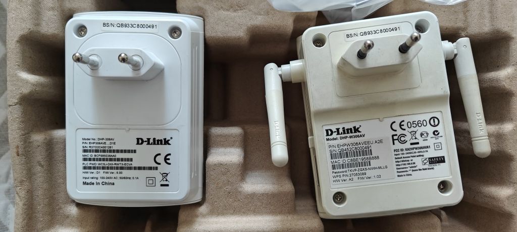Extensor de Internet na tomada eléctrica