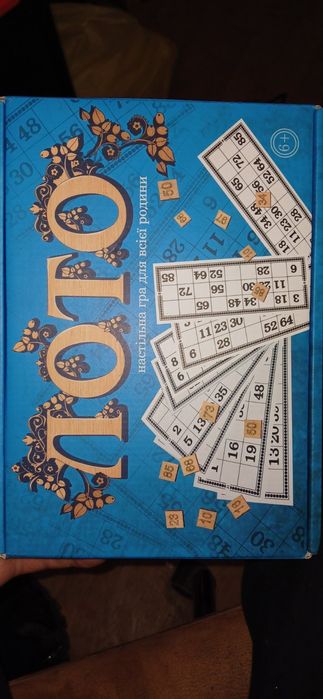 Настольная игра Лото новая весь комплект