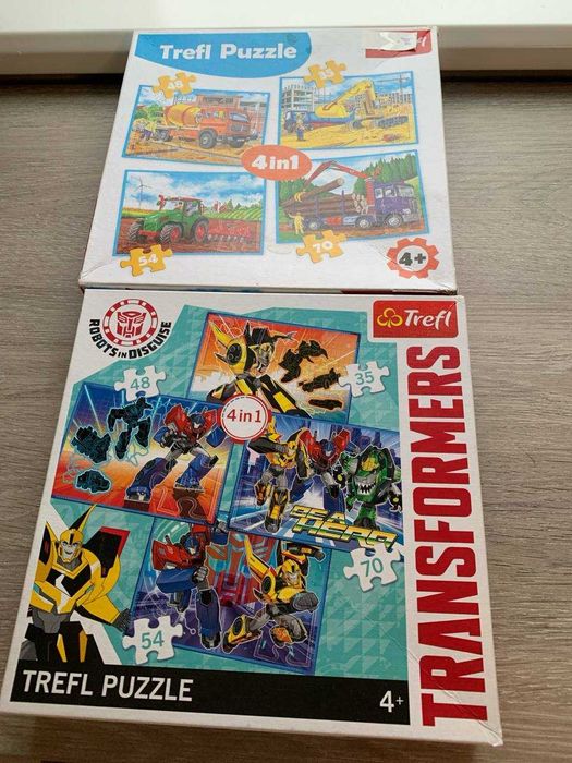 Пазли, набір пазлів на 5-6+ р. Castorland, ціна за всі 6 штук