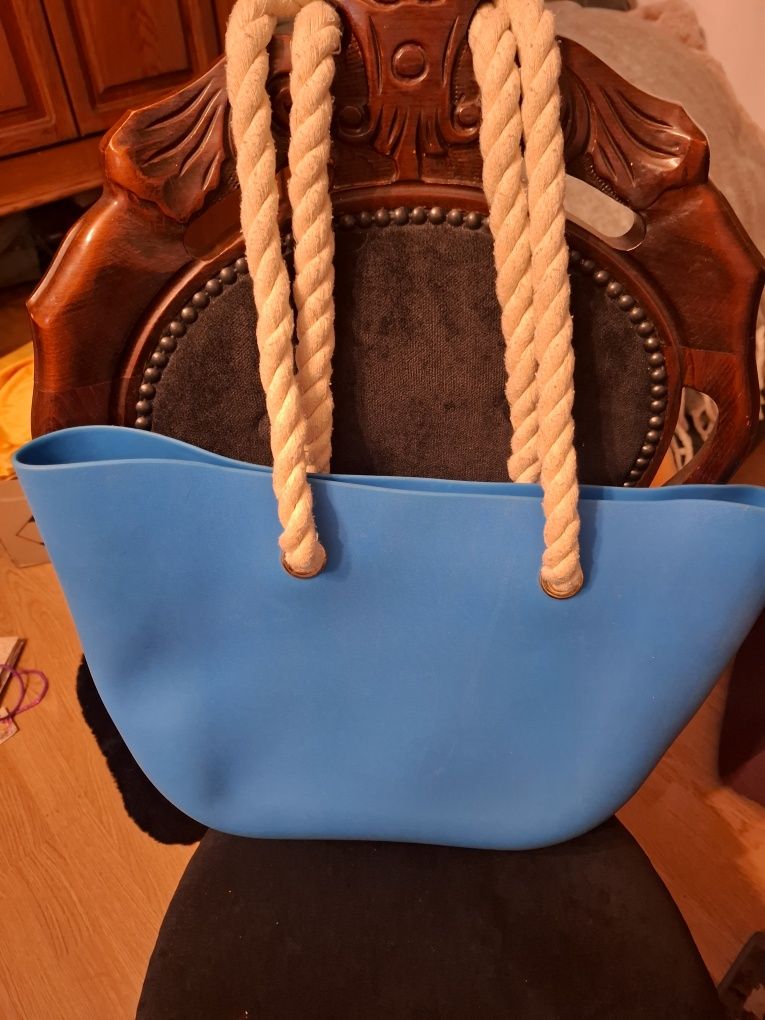 Niebieska torba o bag
