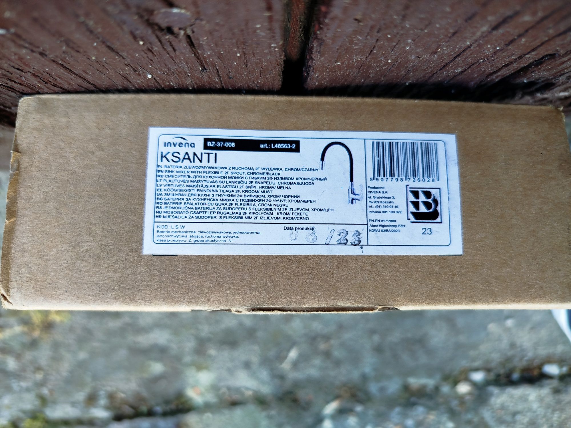 Invena Bateria zlewozmywakowa Ksanti