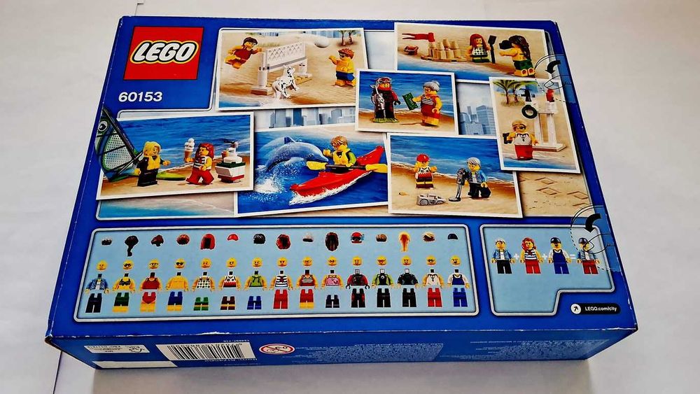 Lego City Recreation 60153 People pack - Fun at the beach selado