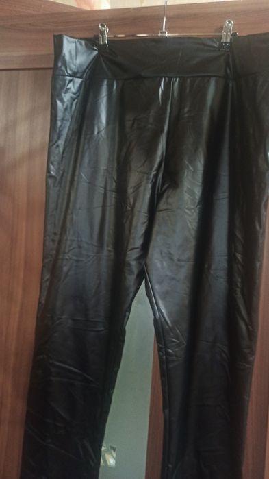 Лосины экокожа матовые