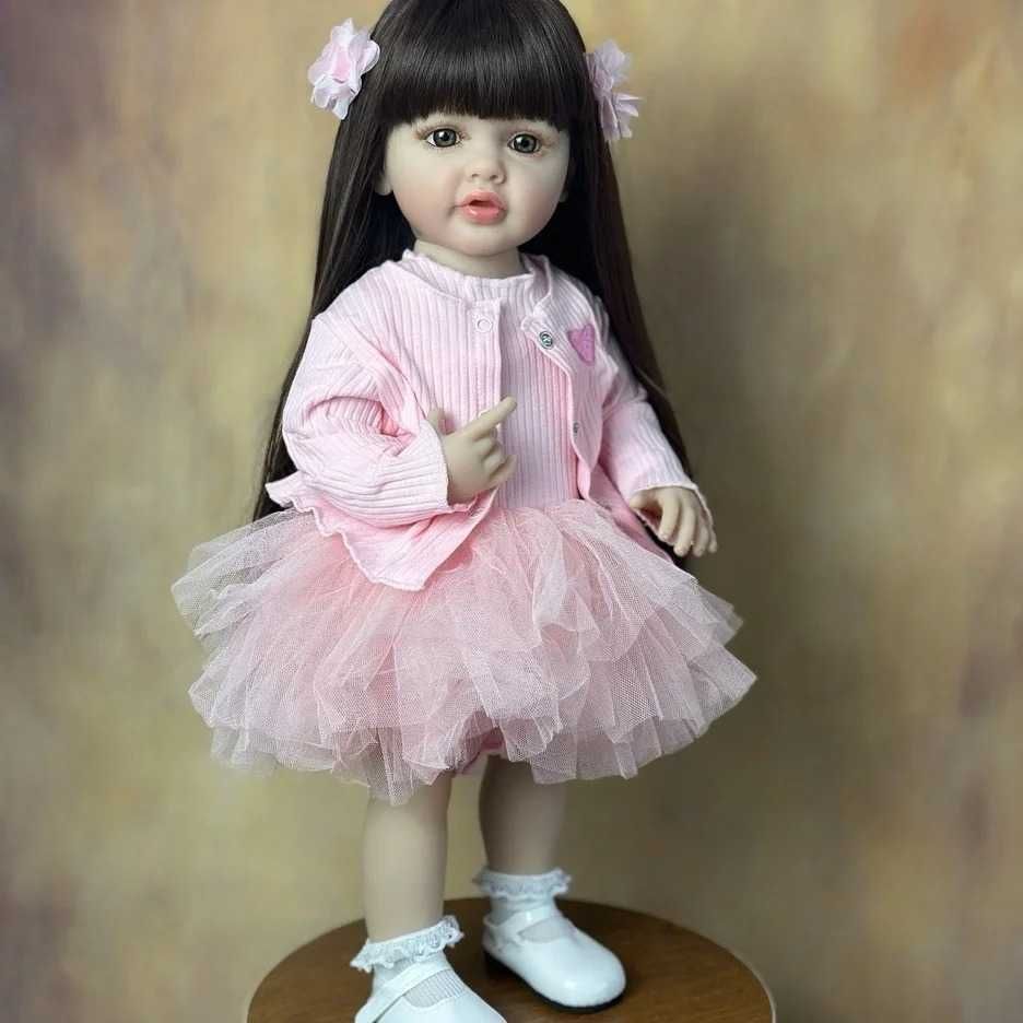 Большая кукла Реборн 55 см виниловая, анатомическая от NPK оригинал