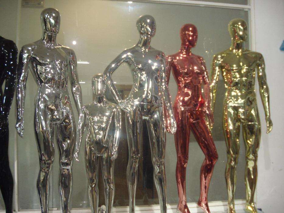 Manequins de Adulto, criança e expositores