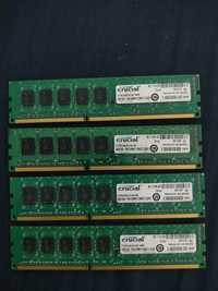 Pamięć RAM 4x4GB crucial ddr3