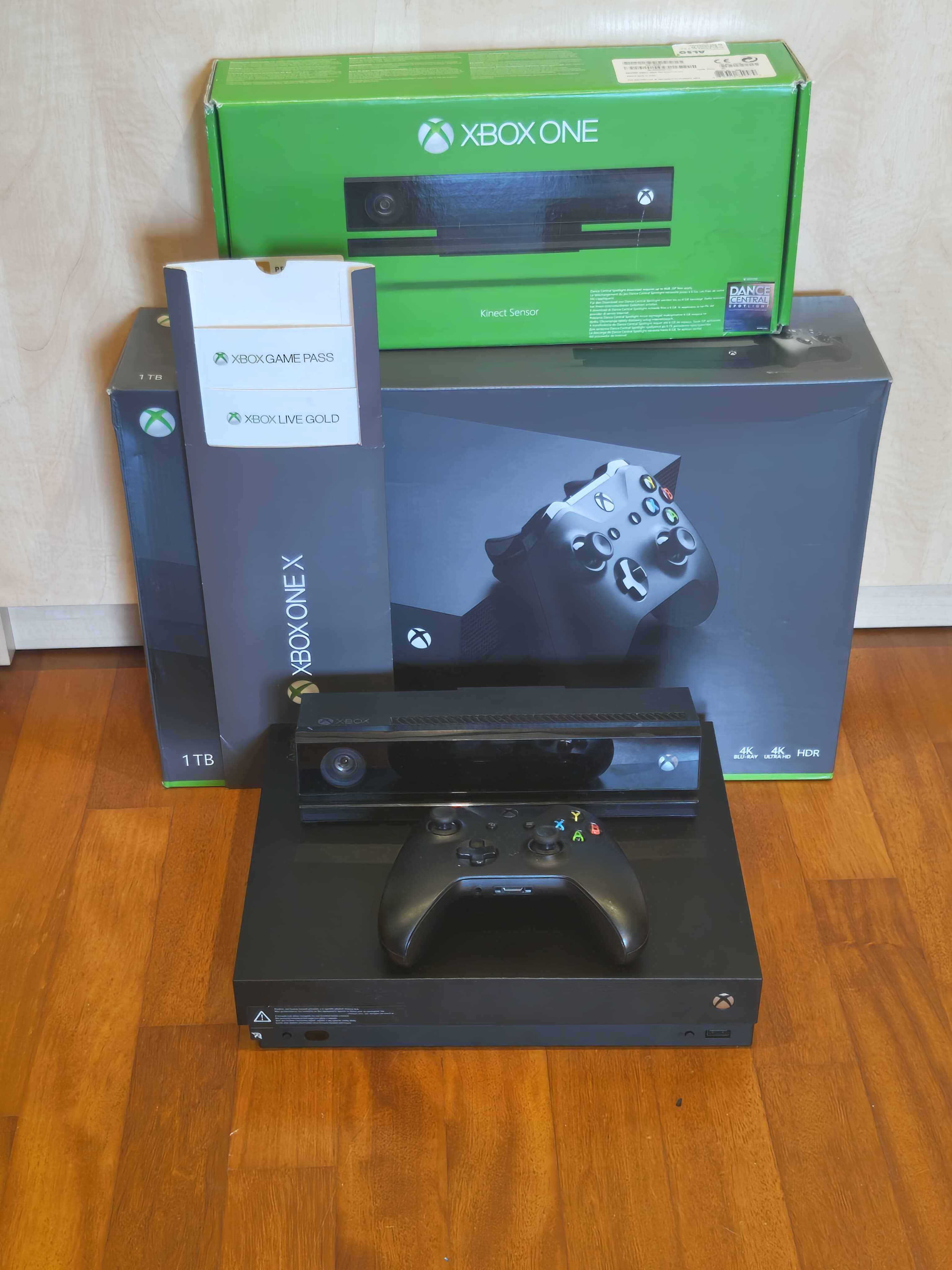 Xbox One X + Kontroler W PUDEŁKACH