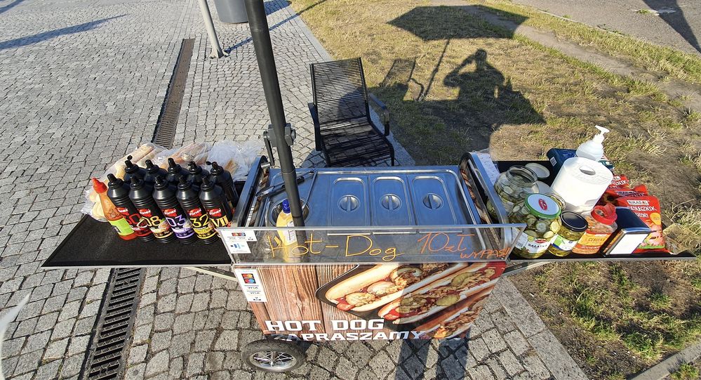 Wózek gastronomiczny hot-dog / przyczepa gastronomiczna / food truck