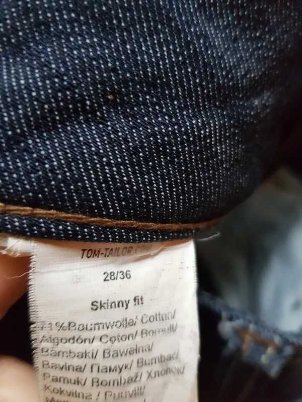jeans Tom Tailor denim model Skinny fit W 28 L36 Nowa