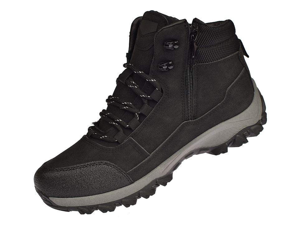 Buty trekkingowe ocieplane trapery męskie wysokie 595 bk roz. 46