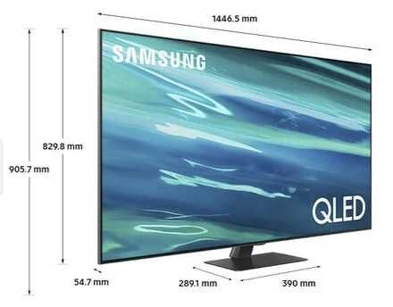 Telewizor Samsung QE65Q80A 4K UHD 120 Hz, HDMI 2.1, Full Array, HEVC