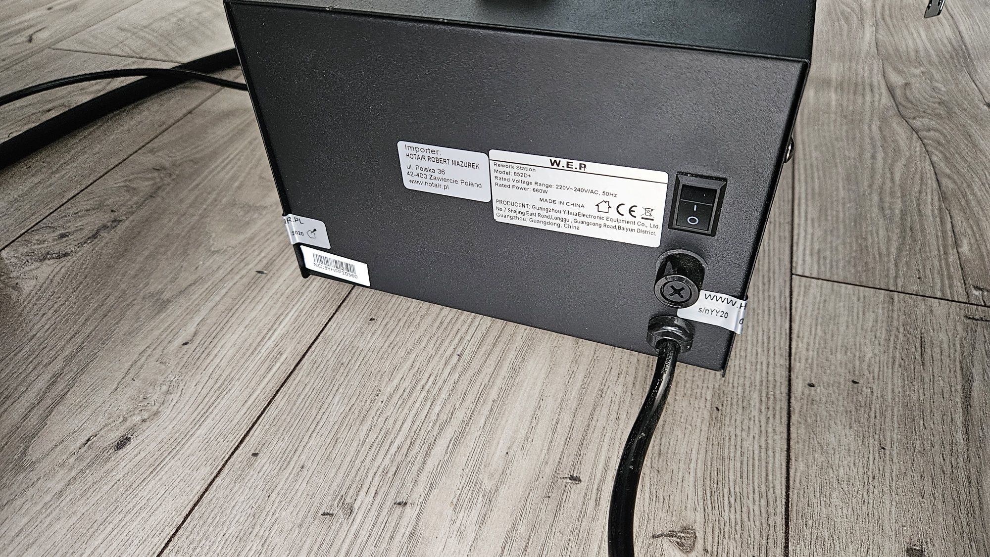 Stacja lutownicza Hot Air WEP W.E.P 852D+
