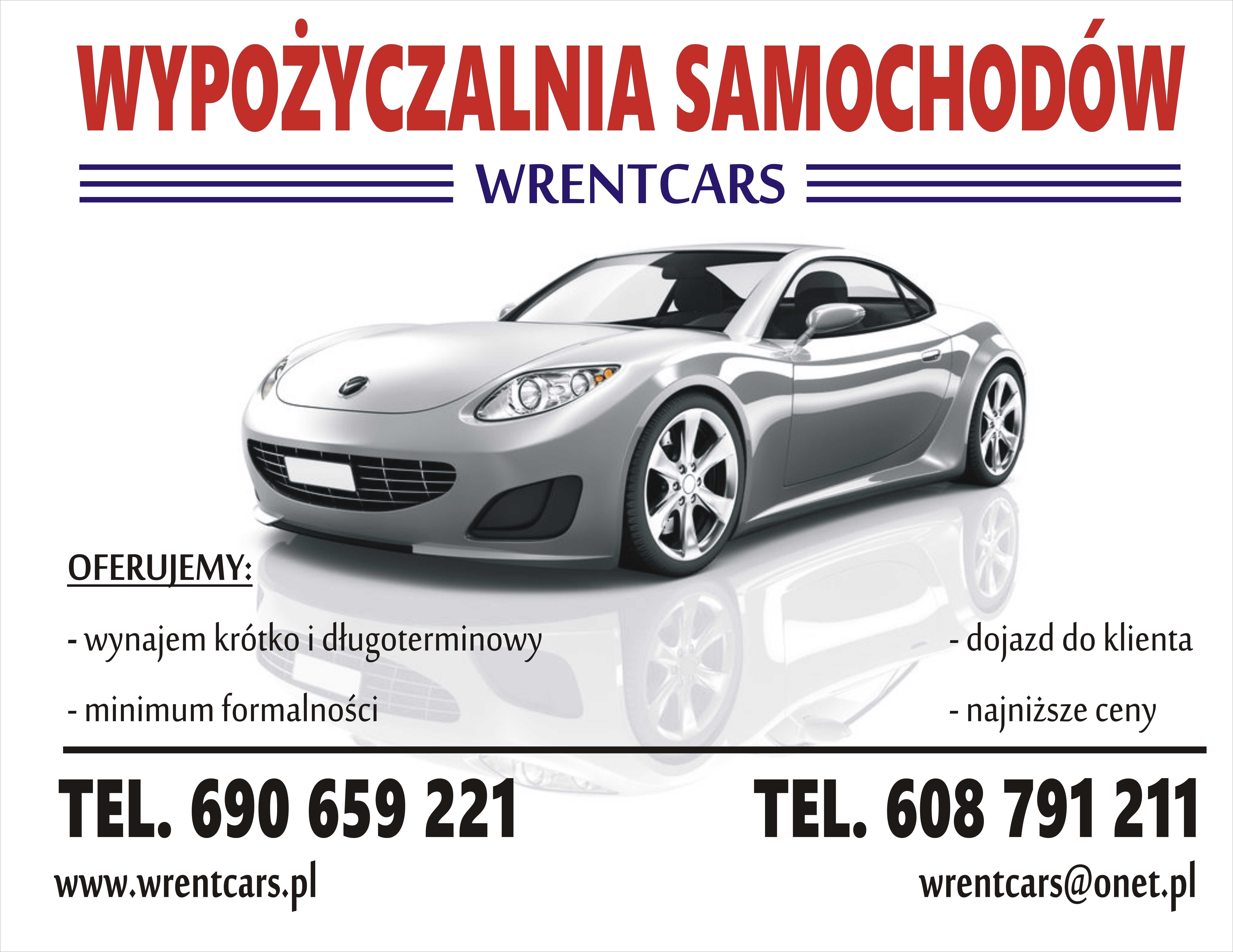 Wynajem wypożyczalnia samochodów osobowych