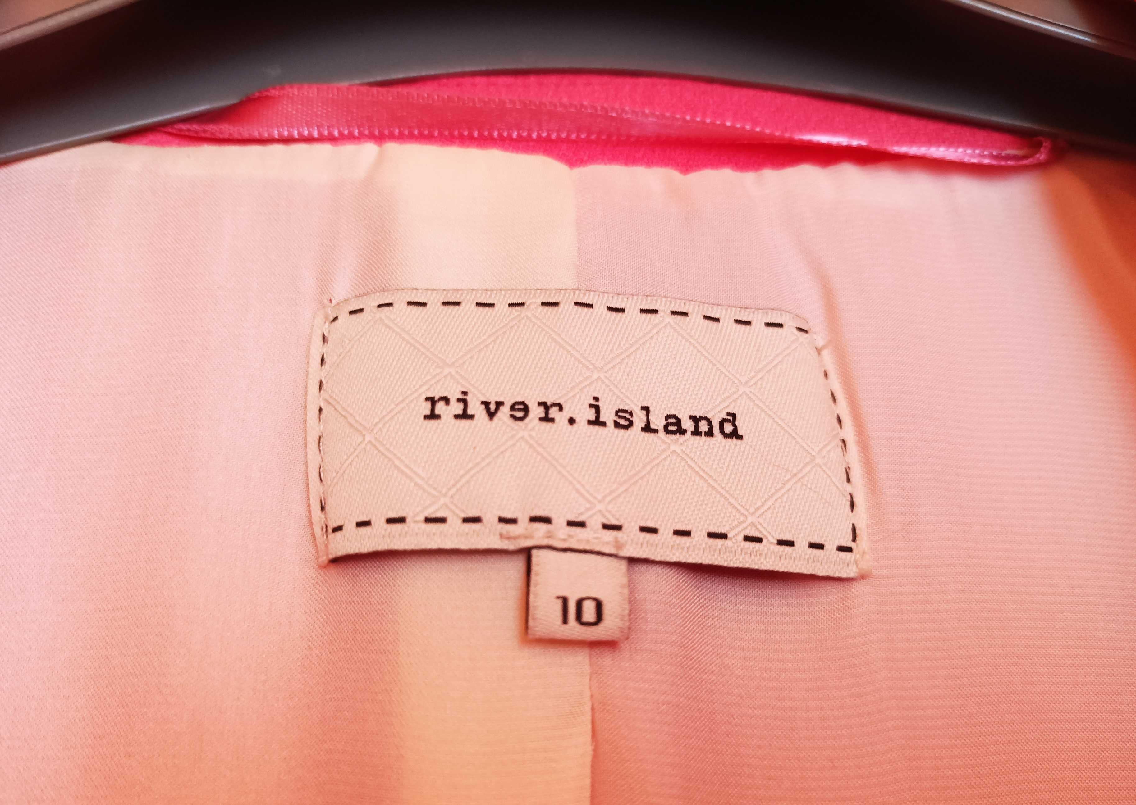 Żakiet River Island, kolor Różowy, rozm 36, na podszewce.