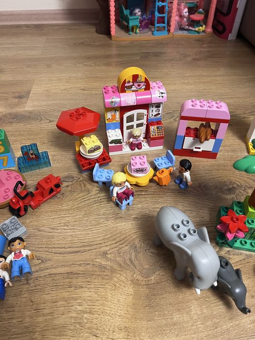 Lego duplo,конструктор кафе,джунглі.Одним лотом.