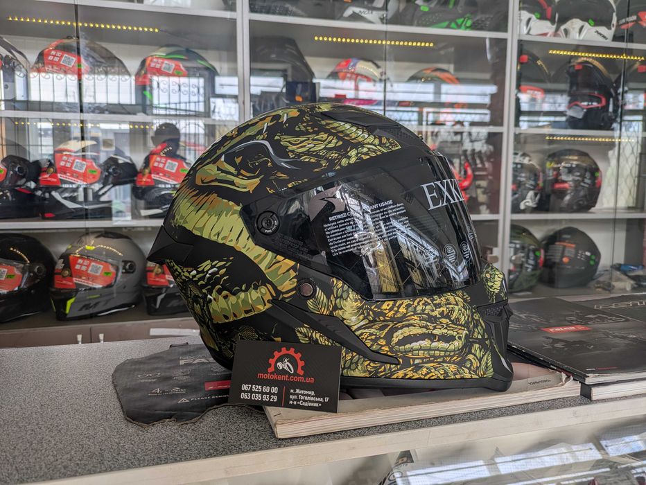Продам якісний шолом інтеграл з окулярами EXKLUSIV Goliath Mythology