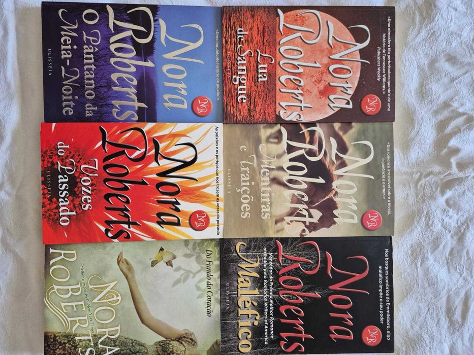 Livros como novos da Nora Roberts