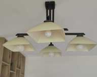Lampa sufitowa z kinkietem