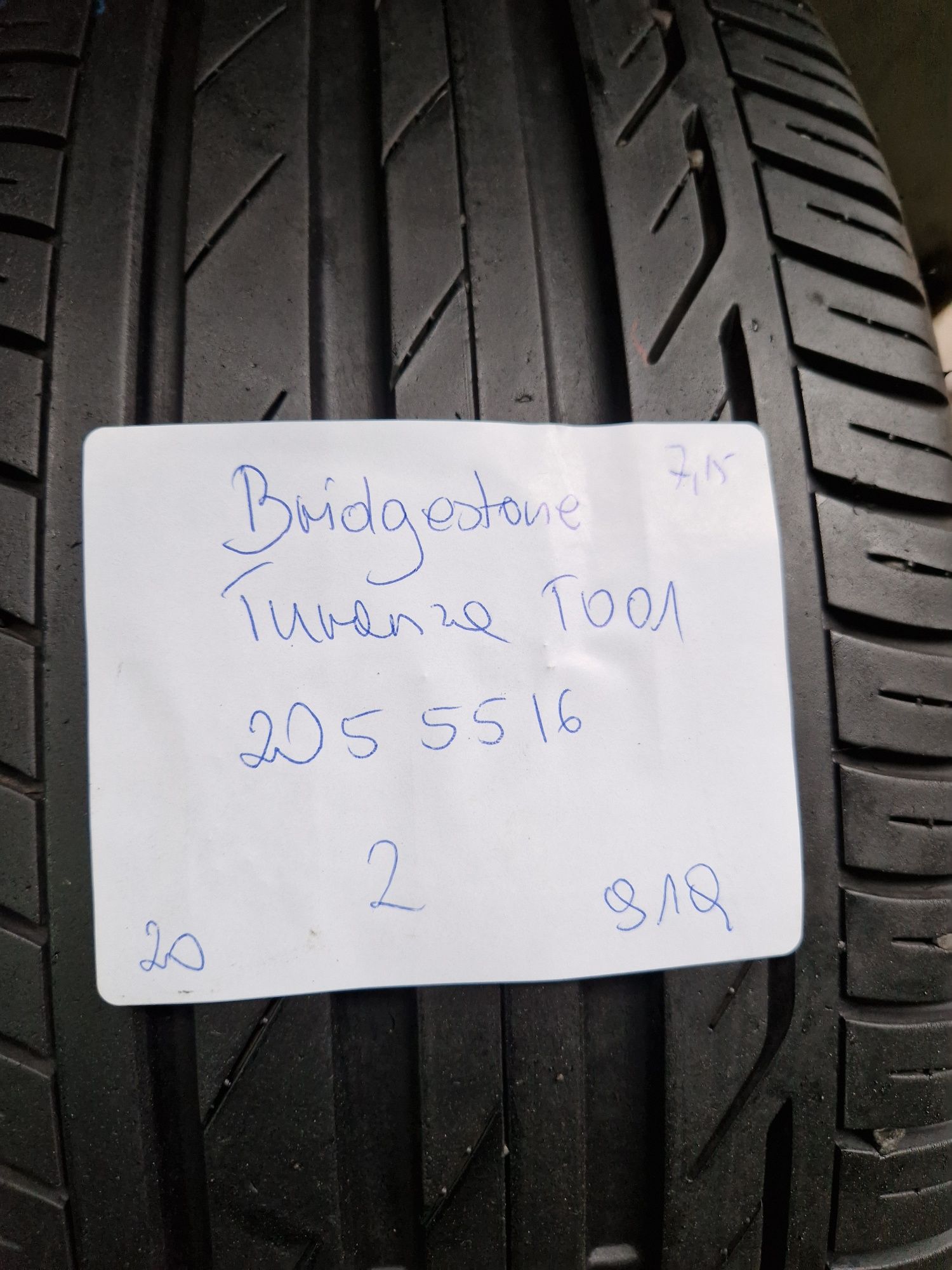 205/55/16 205/55R16 Bridgestone 2020 lato